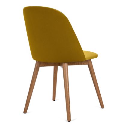 Matstol BAKERI 86x48 cm gul/bok