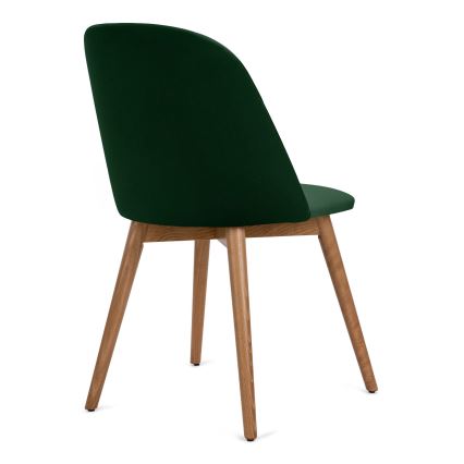 Matstol BAKERI 86x48 cm mörkgrön/ljust ek