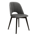 Matstol BOVIO 86x48 cm grå/bok