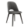 Matstol BOVIO 86x48 cm grå/bok