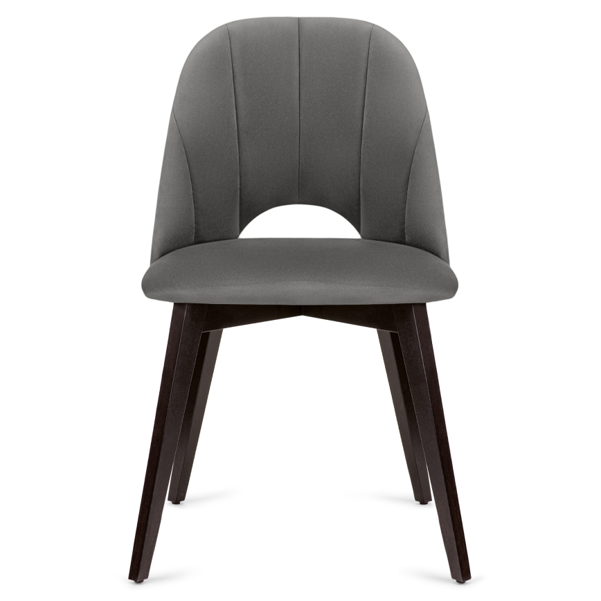 Matstol BOVIO 86x48 cm grå/bok