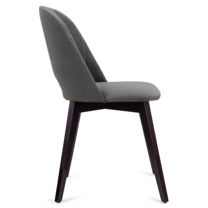Matstol BOVIO 86x48 cm grå/bok