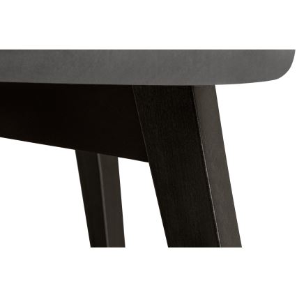 Matstol BOVIO 86x48 cm grå/bok