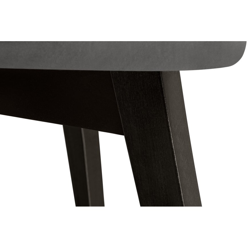Matstol BOVIO 86x48 cm grå/bok