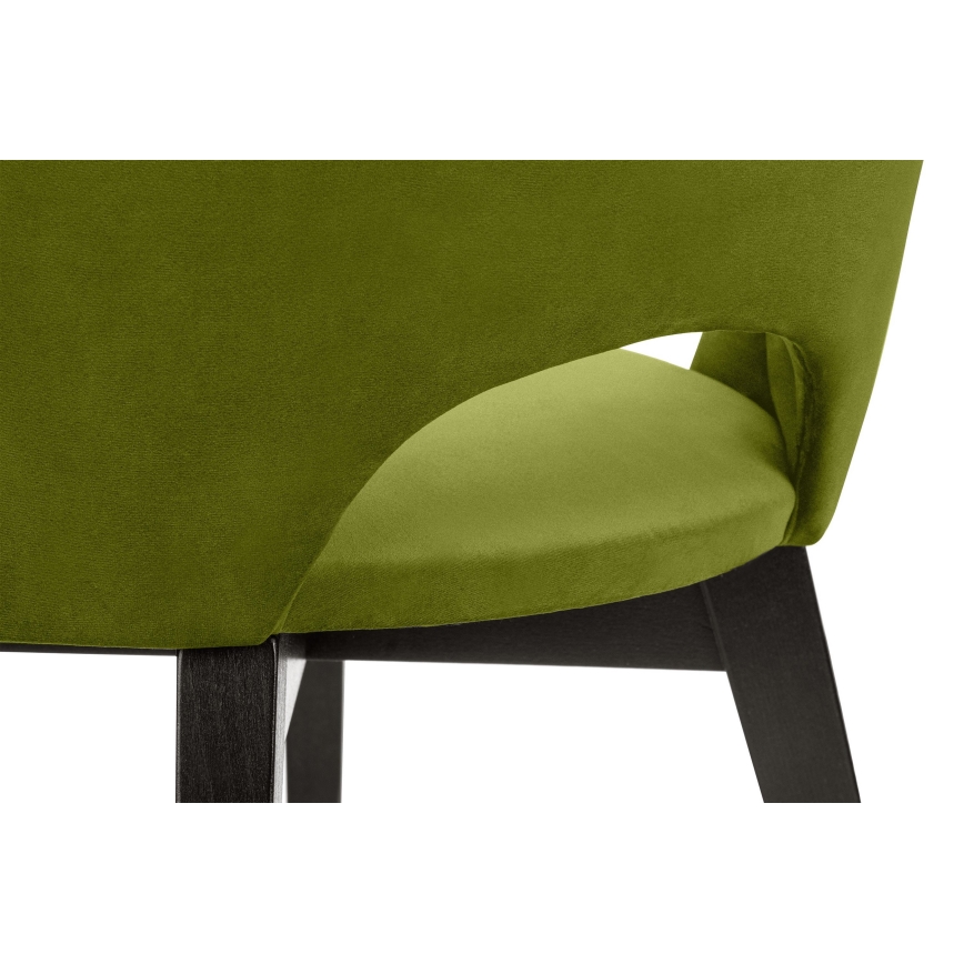 Matstol BOVIO 86x48 cm Ljusgrön/bok