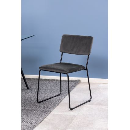 Matstol COLE 1 delar mörk
