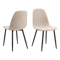 Matstol KAIA 1 delar beige