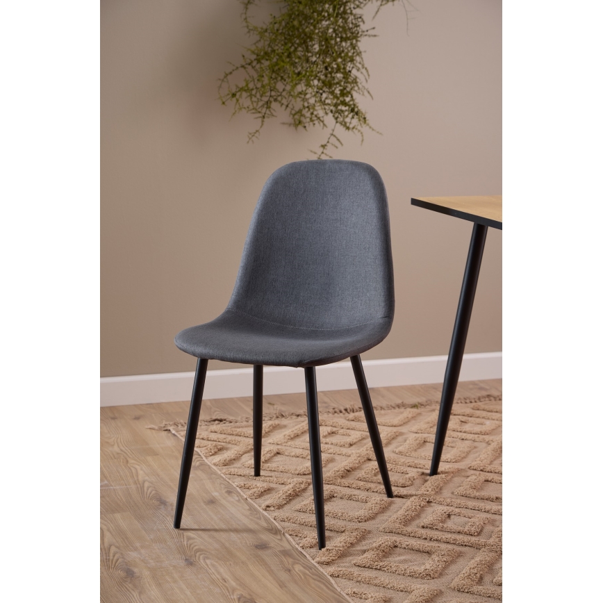 Matstol KAIA 1 delar mörk