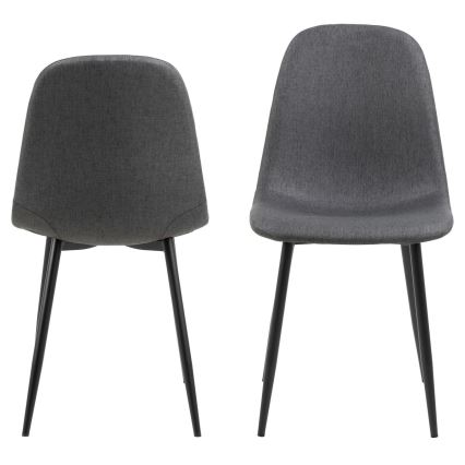 Matstol KAIA 1 delar mörk