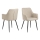 Matstol med armstöd TANYA 1 delar beige