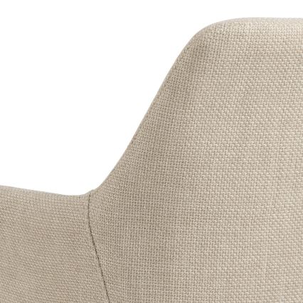 Matstol med armstöd TANYA 1 delar beige