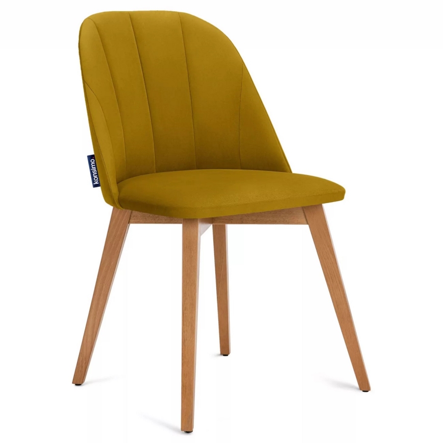 Matstol RIFO 86x48 cm gul/bok