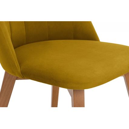 Matstol RIFO 86x48 cm gul/bok