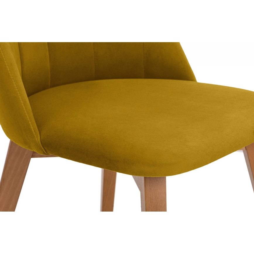 Matstol RIFO 86x48 cm gul/bok