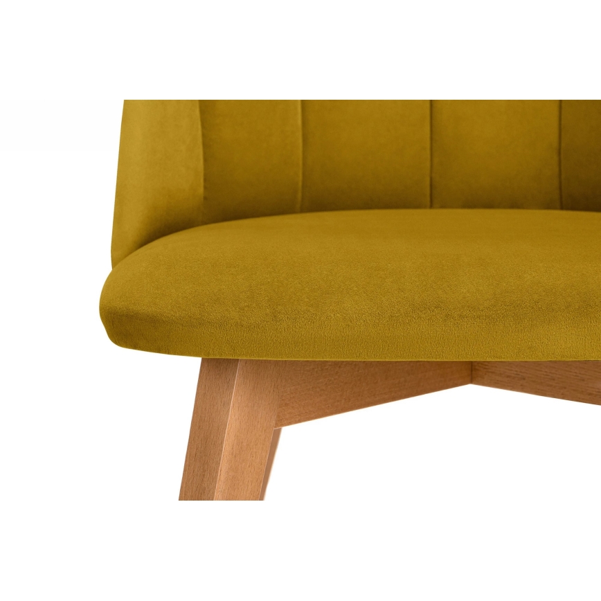 Matstol RIFO 86x48 cm gul/bok