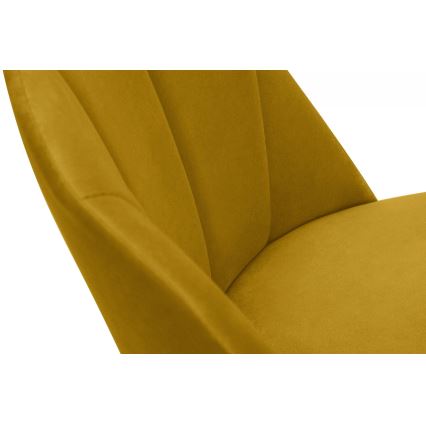 Matstol RIFO 86x48 cm gul/bok