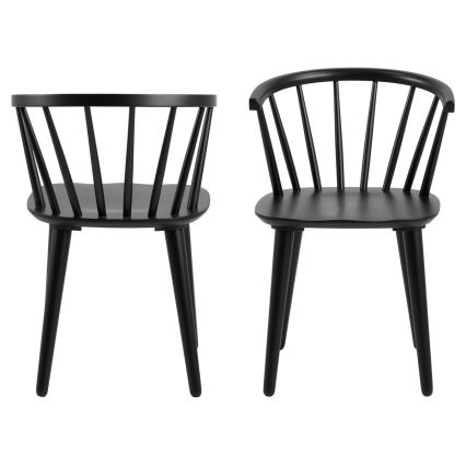 Matstol RUBY 1 delar svart