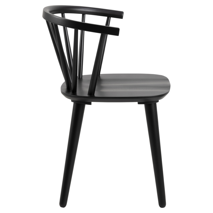 Matstol RUBY 1 delar svart