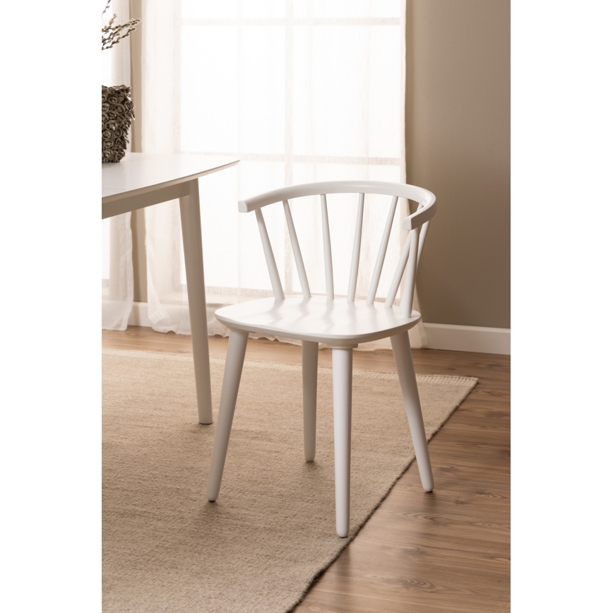 Matstol RUBY 1 delar vit