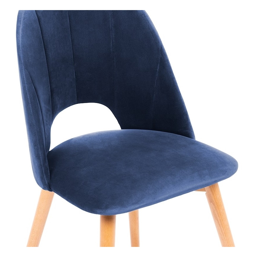 Matstol TINO 86x48 cm mörkblå/ljust ek