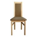 Matstol ZOE bok/brun
