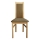 Matstol ZOE bok/brun