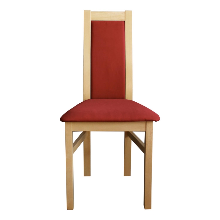 Matstol ZOE bok/röd