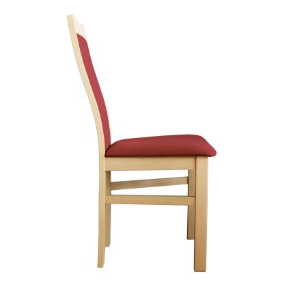Matstol ZOE bok/röd