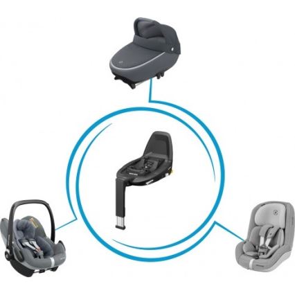 Maxi-Cosi - Bilbarnstol PEBBLE PRO grå