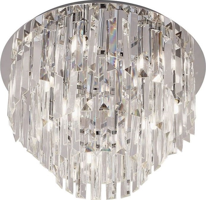 MAXLIGHT C0136 - Taklampa MONACO 9xG9/40W/230V diameter 42 cm skinande krom