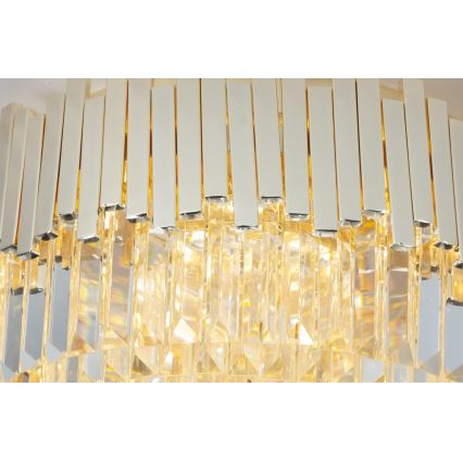 MAXLIGHT C0164 - Taklampa TREND 15xE14/40W/230V diameter 60 cm guld