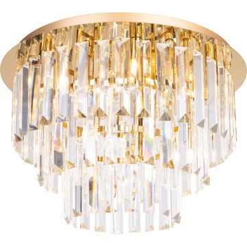 MAXLIGHT C0205 - Taklampa MONACO 9xG9/40W/230V diameter 42 cm guld