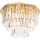 MAXLIGHT C0205 - Taklampa MONACO 9xG9/40W/230V diameter 42 cm guld