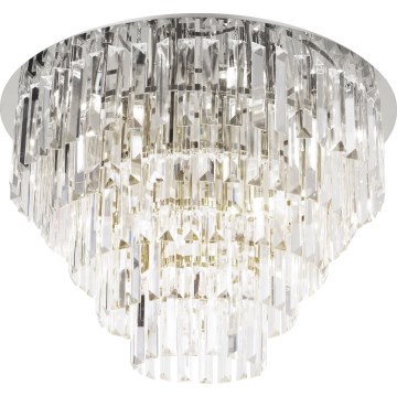 MAXLIGHT C0225 - Taklampa MONACO 16xG9/40W/230V diameter 80 cm skinande krom