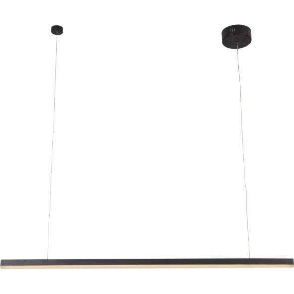 MAXLIGHT P0310D - LED ljusreglerad ljuskrona på textilsladd TRIO LED/12W/230V svart