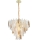 MAXLIGHT P0418 - Ljuskrona på kedja ARWENA 15xE14/40W/230V diameter 80 cm guld