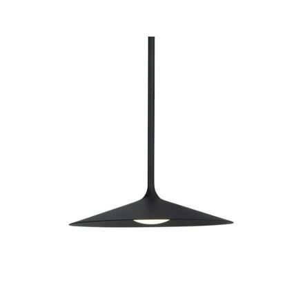 MAXLIGHT P0456 - LED ljuskrona med textilsladd HANA LED/6W/230V diameter 17,5 cm svart