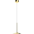 MAXLIGHT P0460 - LED ljuskrona med textilsladd HANA LED/6W/230V diameter 17,5 cm guld