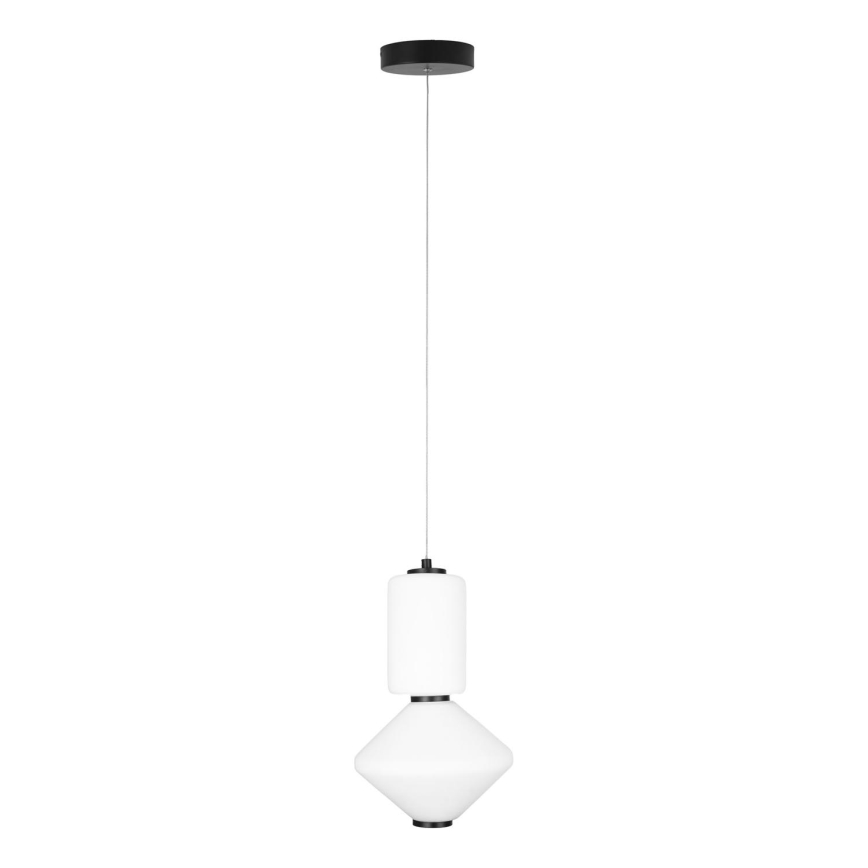MAXLIGHT P0467 - LED ljuskrona med textilsladd AKIKO LED/16W/230V diameter 20 cm vit