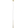 MAXLIGHT P0484 - LED ljuskrona med textilsladd KAFFE LED/7W/230V diameter 3 cm guld