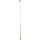 MAXLIGHT P0485 - LED ljuskrona med textilsladd KAFFE LED/7W/230V diameter 3 cm guld