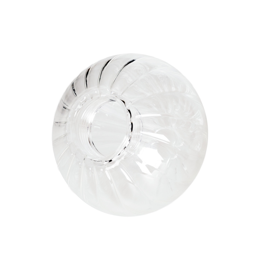 MAXLIGHT P0527 - LED ljuskrona med textilsladd PALLONCINI 2xLED/3W/230V diameter 12 cm genomskinlig