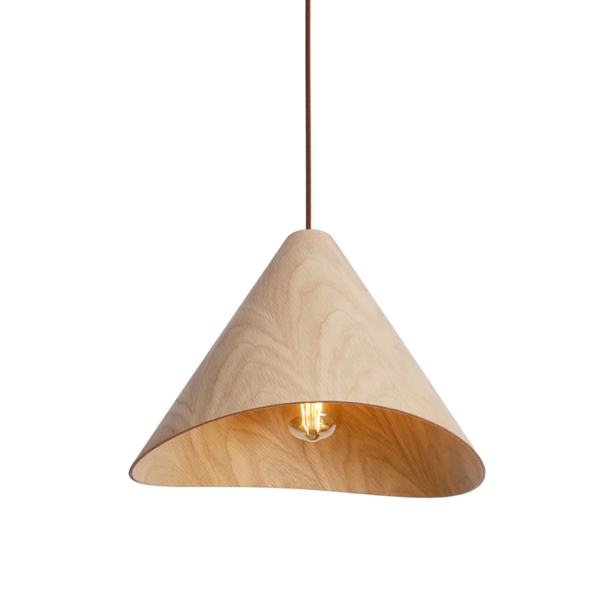 MAXLIGHT P0547 - Ljuskrona med textilsladd SAKURA 1xE27/60W/230V diameter 33,5 cm ek
