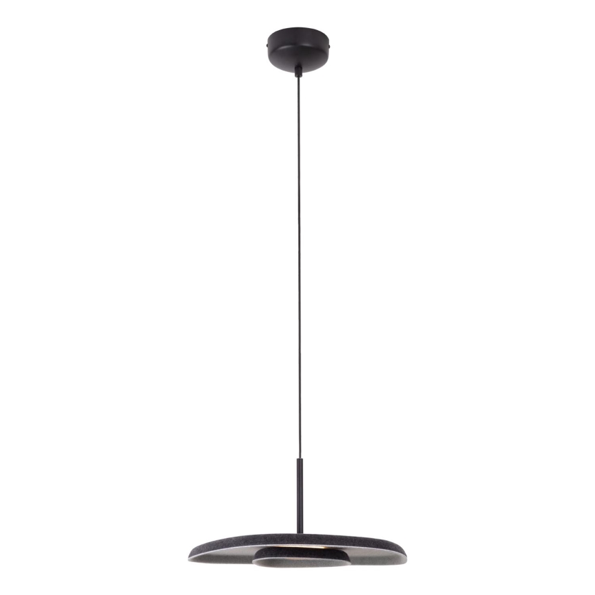 MAXLIGHT P0560 - LED ljuskrona med textilsladd DEUX LED/5W/230V svart