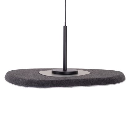 MAXLIGHT P0560 - LED ljuskrona med textilsladd DEUX LED/5W/230V svart