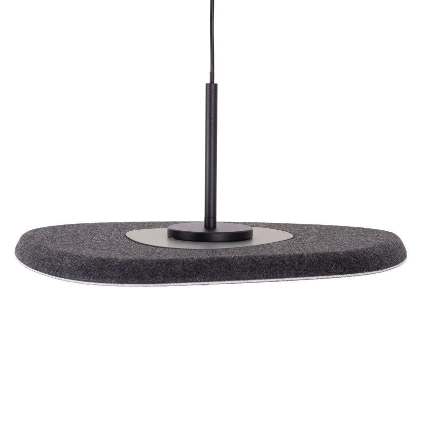 MAXLIGHT P0560 - LED ljuskrona med textilsladd DEUX LED/5W/230V svart