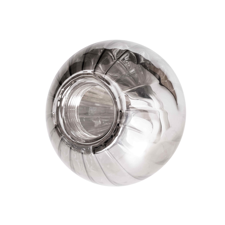 MAXLIGHT P0576 - LED ljuskrona med textilsladd PALLONCINI 2xLED/3W/230V diameter 12 cm rökig