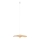 MAXLIGHT P0581 - Ljuskrona med textilsladd NAP 1xE27/15W/230V diameter 60 cm beige