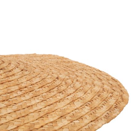 MAXLIGHT P0581 - Ljuskrona med textilsladd NAP 1xE27/15W/230V diameter 60 cm beige