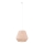 MAXLIGHT P0584 - Ljuskrona med textilsladd PRASLIN 1xE27/15W/230V diameter 44 cm beige
